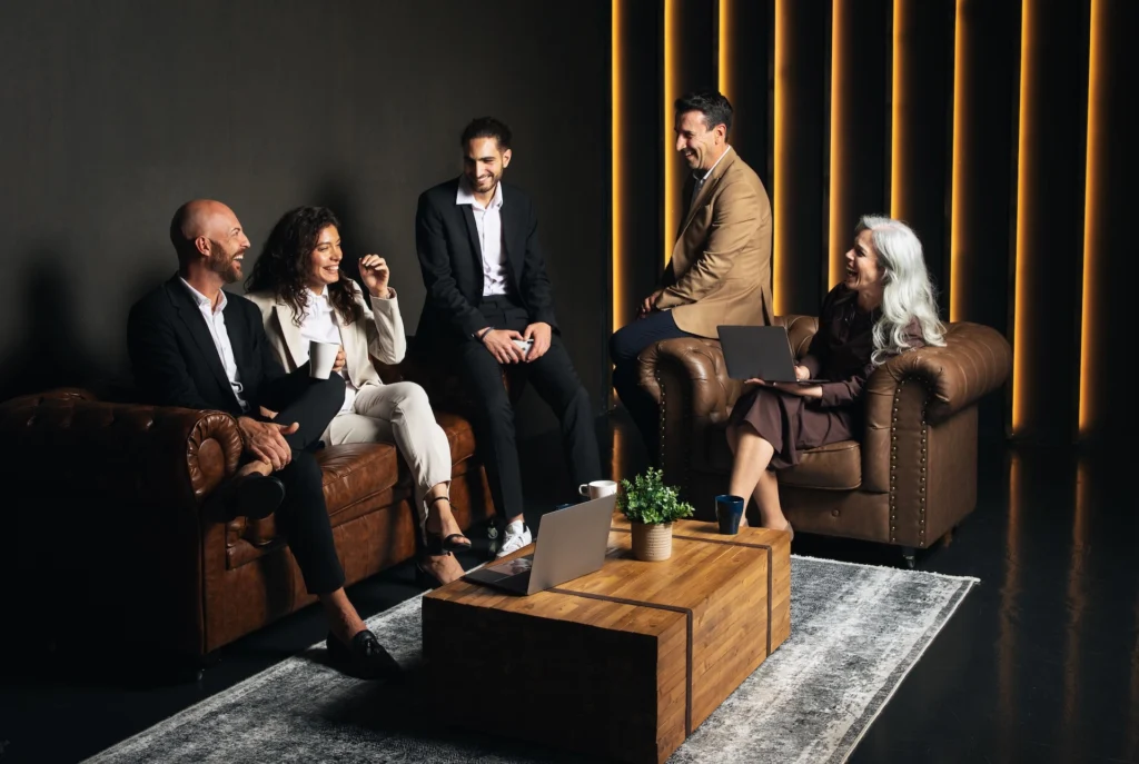 corporate team discussion in a modern office setti 2025 03 18 15 49 54 utc