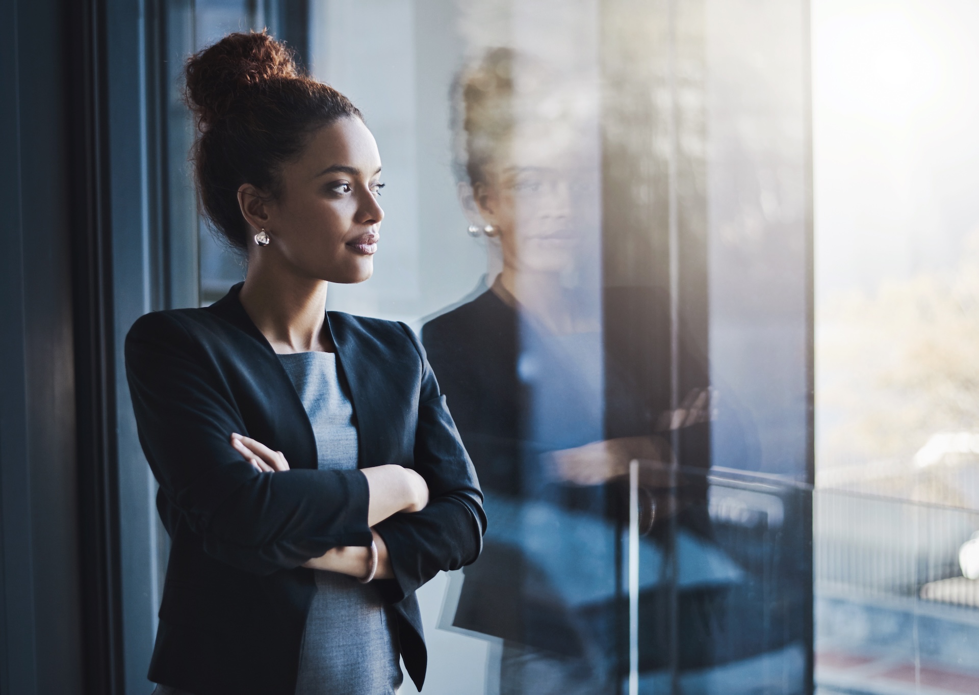 shot of a young businesswoman looking out the wind 2025 04 06 01 10 23 utc